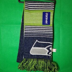 Seattle Seahawks Reversible Split Logo Scarf Legion of Boom 12th Man Blitz Taima
